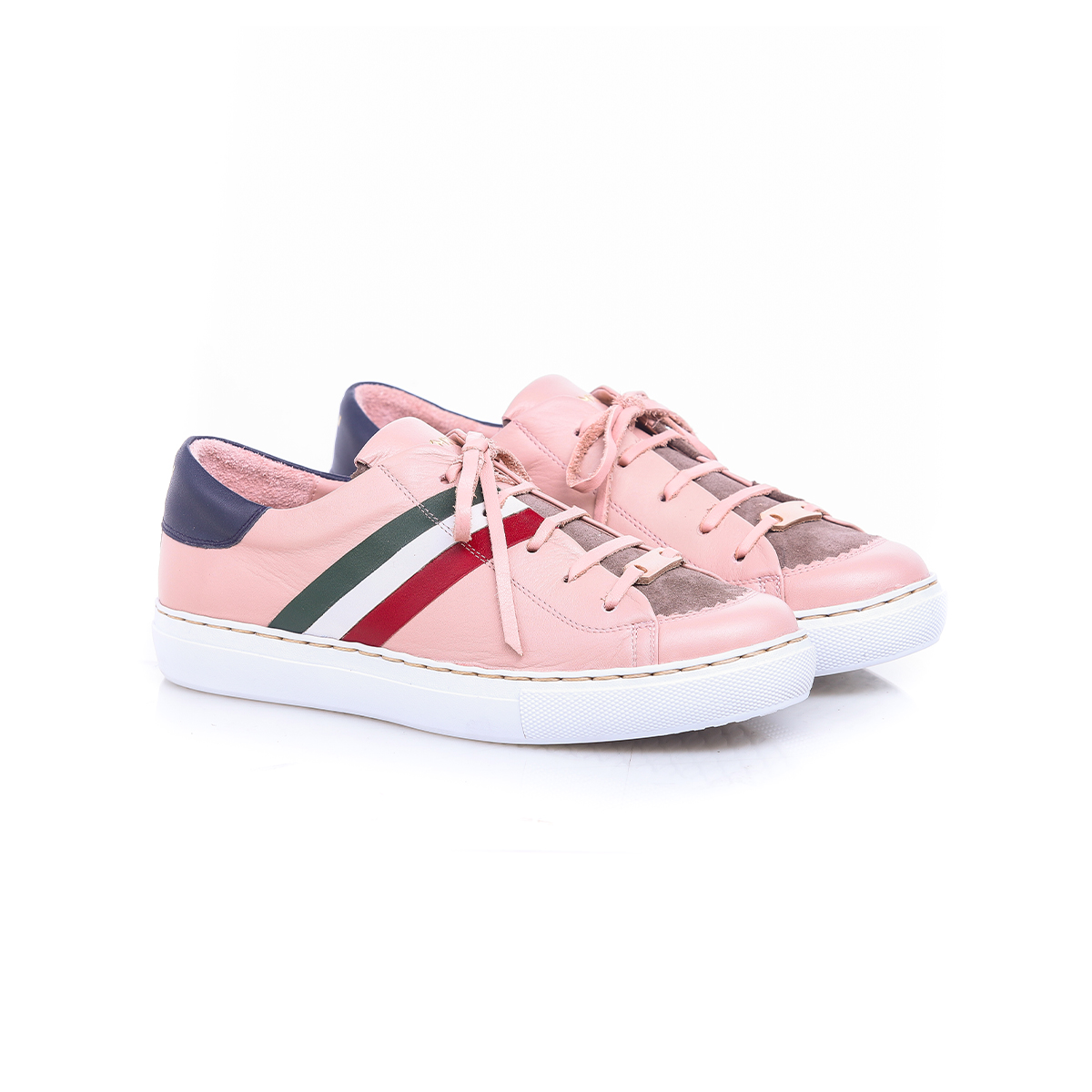 Venice Pink Nappa with Flag