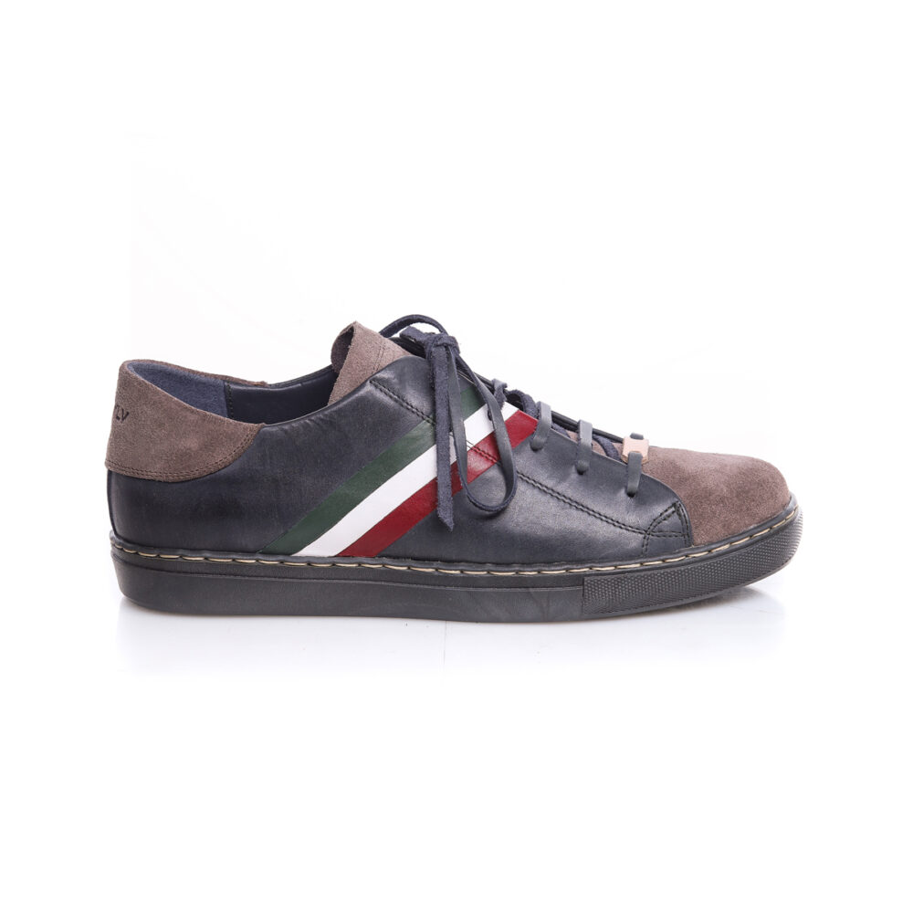 Venice Nappa Army Green With Flag